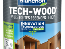 Lasure tech-wood 1l bois grisé