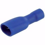 COSSE ISOL FEM BLEU 6,35MM /10