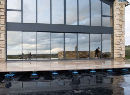 Poser du carrelage 20mm sur plots !