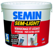 ENDUIT REBOUCHAGE & LISSAGE SEM LIGHT POT 1 L
