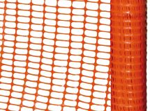 BARRIERE DE SIGNALISATION PLASTIQUE ORANGE 1MX50ML