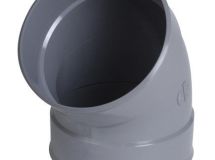 COUDE SIMPLE FEMELLE/FEMELLE 45° DIAMETRE 200 - UCB44