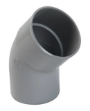 COUDE MALE/FEMELLE 45° DIAMETRE 80 GRIS - CR4GT