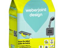 Mortier de jointoiement décoratif WEBERJOINT DESIGN E09 gris acier sac 5kg