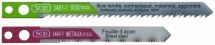 Assortiment 2 lames de scie sauteuse accroche Makita SCID - Chrome vanadium et HSS