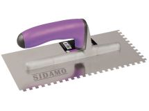 PLATOIR A COLLE INOX 270 X 130 DENTURE U 6X6MM