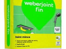 Mortier joint WEBERJOINT FIN blanc pur sac 25kg