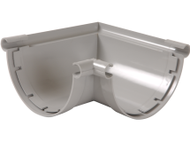 ANGLE DE GOUTTIERE A COLLER A 90' POUR LG33 GRIS - ANC33
