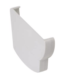 FOND NAISSANCE GAUCHE POUR PROFILE GOUTTIERE OVATION 28 BLANC - FGC28B