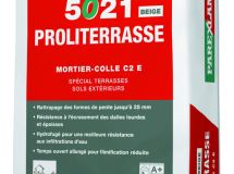 Mortier colle pour carrelage amélioré - c2 5021 PROLITERRASSE Beige Sac 25kg