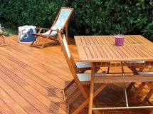 Lame profilée CUMARU KD 145X21 Lisse StQ 4.90M