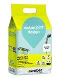 Mortier de jointoiement décoratif WEBERJOINT DESIGN E06 blanc pur sac 5kg