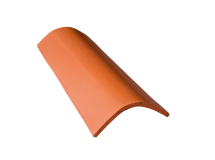 Tuile canal 40 Terre cuite rouge - long. 40 cm x larg. 18 cm