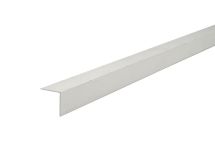 Angle PVC blanc - long. 2600 mm x larg. 30 mm x ep. 30 mm