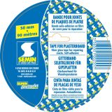 Bande à joint grillagée pour plaque de plâtre - long. 90m x larg. 50mm