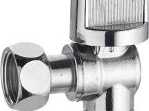 robinet d'arrêt wc équerre 1/4 tour MF12x17 chromé