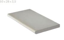 MARGELLE CERALIT PLATE 50X28X3.5 PAILLE (44)