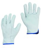 Gants cuir maitrisé Ecru T10