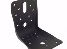 EQUERRE RENFORCEE 100/100/90/2 NOIRE