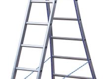 Echelle transformable à base évasée KET2 Centaure - 2 plans - 2 x 8 barreaux