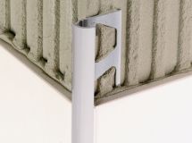 Profilé décoratif pour murs Schlüter®-RONDEC-ACG alu. chrome anodisé brillant H 10 mm L 2,5 m