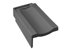 TUILE DE RIVE GAUCHE FRANCHE COMTE BRUN VIEILLI