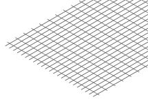 Treillis soudé PAF10 - diam. 5,5mm - maille 20x20 cm x long. 4,2m x larg. 240cm
