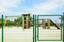 PORTILLON RESIDENTIEL VERT 1M X H. 1.2M