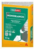 Enduit de façade semi-allégé hydraulique monocouche MONOBLANCO blanc sac de 25kg