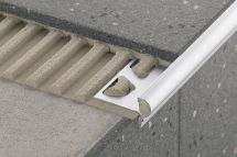 Nez de marche Schlüter®-TREP-FL-AE alu. NATUREL ANOD. mat H 12,5 mm L 2,5 m