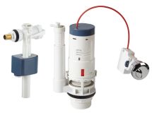 ensemble de chasse à câble double volume 3/6L + robinett flotteur latéral M3/8 boite brochable 1 pièce