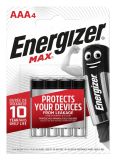 PILE AAA LR03 1.5V ALCALINE MAX ENERGIZER B4