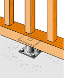 PIED DE POTEAU MINI HT80