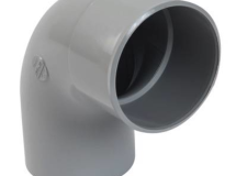 COUDE MALE/FEMELLE 87°30 DIAMETRE 80 GRIS - CR8GT