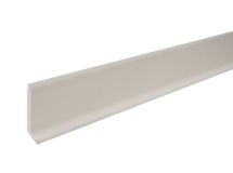 Plinthe PVC blanc - long. 2500 mm x larg. 60 mm x ep. 15 mm