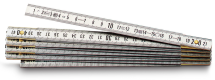 MESURE PLIANTE 1M X 15MM GRAVEMAT DURALUMIN (BROCHABLE)