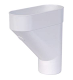 JAMBONNEAU POUR TUBE EAU PLUVIALE TD80 BLANC - JAM80B