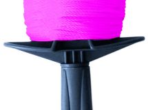 CORDEAU SUR ENROULEUR 100M FIL 1,5MM TRESSE ROSE