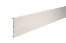 Plinthe prépeint MDF blanc - long. 2440 mm x larg. 133 mm x ep. 22 mm
