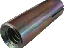 Cheville douille en acier - diam. 8 mm x long. 30 mm - Boîte de 200