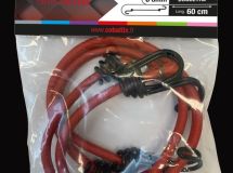 SACHET cavalier brochable de 2 sandows ORANGE Lg 0,80 m diam. 8 mm