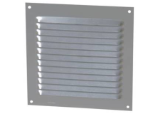 GRILLE PERSIENNE ALU GRIS ANTI INSECTE DIMENSION 15X15 - 1LM1515G