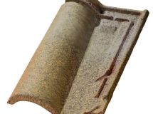 Tuile Romane Réno terre cuite Rouge - long. 42 cm x larg. 27,6 cm