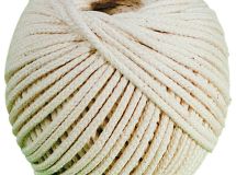 CORDEAU COTON TRESSE 20M FIL 3MM