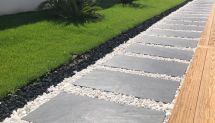 DALLE ARDOISE NERO 60*30*3mm ARDOISE CLIVEE
