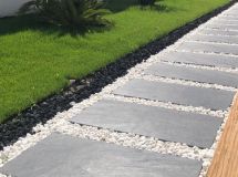 DALLE ARDOISE NERO 60*30*3mm ARDOISE CLIVEE
