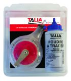 LOT TRACAGE CORDEAU + POUDRE A TRACER BLEUE 140G
