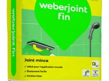 Mortier joint WEBERJOINT FIN gris perle sac 25kg