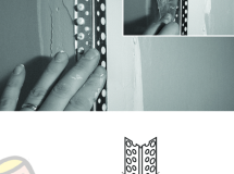 PROFIL D'ANGLE INTÉRIEUR EN ACIER PERFORÉ POUR ENDUIT DE 1 MM - LONGUEUR 2500 MM