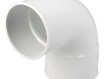 COUDE FEMELLE/FEMELLE 87°30 DIAMETRE 80 BLANC - UCR88GTB